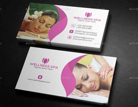 Spa Business Cards Templates Free