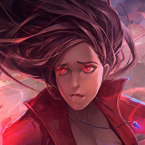 2932x2932 Scarlet Witch In Avengers Infinity War Artwork Ipad Pro