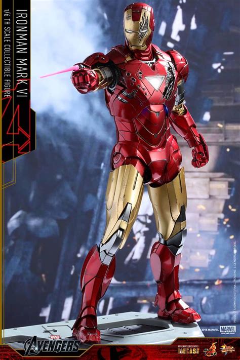 How can i make an iron man (mark42) helmet? Hot Toys Exclusive Die-Cast Iron Man Mark VI Up for Order! - Marvel Toy News
