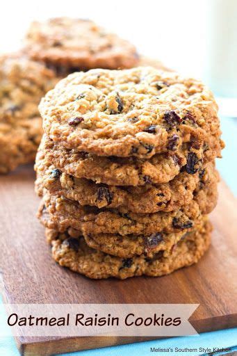 Mix ingredients in order given. Oatmeal Raisin Cookies With Butter, Granulated Sugar ...