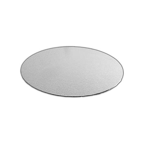 Round Double Thick Silver Cake Boards 3mm