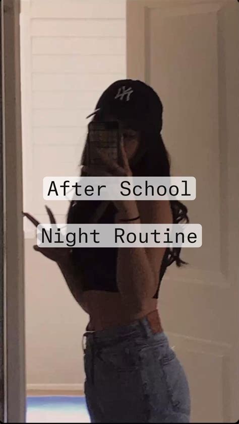 After School Night Routine Pt 2 School Night Routine School Morning