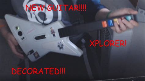 New Xplorer Guitar For Clone Hero Youtube