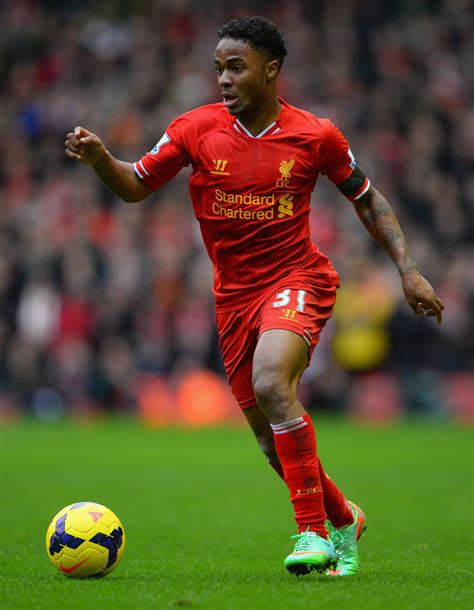 Raheem sterling of england celebrates the third goal during the euro 2016 qualifier match between england and lithuania at wembley stadium on march 27. Raheem Sterling Photos - Liverpool v Arsenal - Premier ...