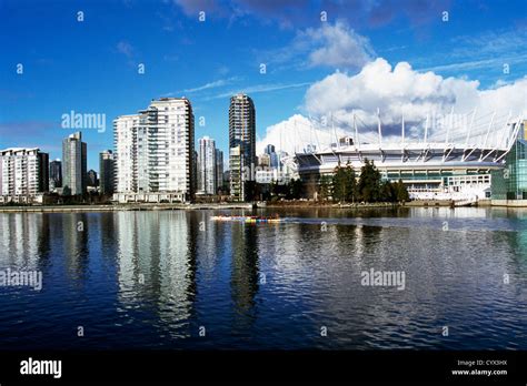 Vancouver Downtown City Skyline British Columbia Canada Bc Place