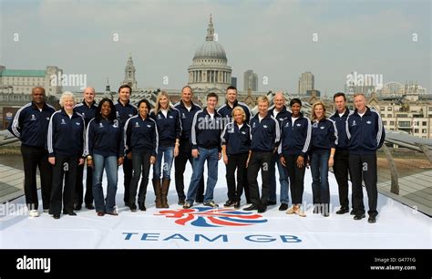 Una Parte Del British Olympic Legends Team Per Londra 2012 Da