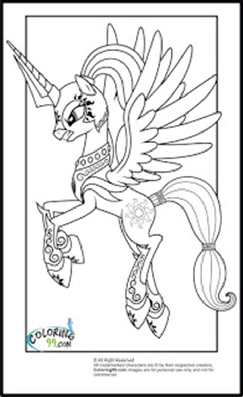 My little pony photo gallery My Little Pony Princess Celestia Coloring Pages | Team colors