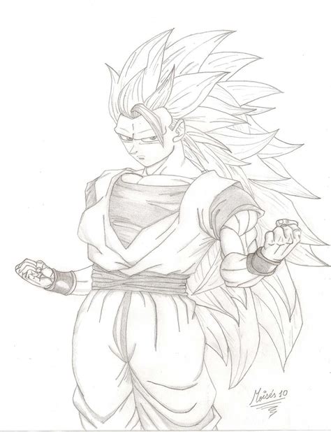 Goku Fase 3 Para Colorear Imagui