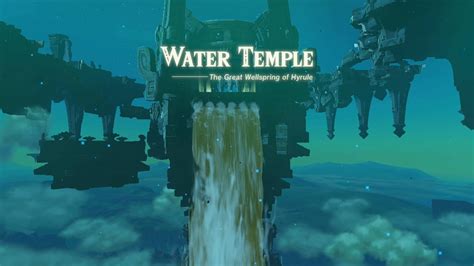Zelda Tears Of The Kingdom Water Temple Walkthrough All Water Temple