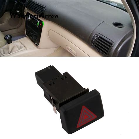 Hazard Warning Emergency Red Light Lamp Switch Button For Audi A4 S4 B6