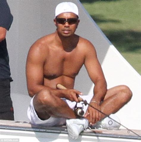 Tiger Woods Goes Shirtless While Lindsey Vonn Strips To Her Bikini As