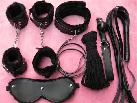 sex products toys bondage toys adult health supplies taste 7 piece suit leather plush suit bound