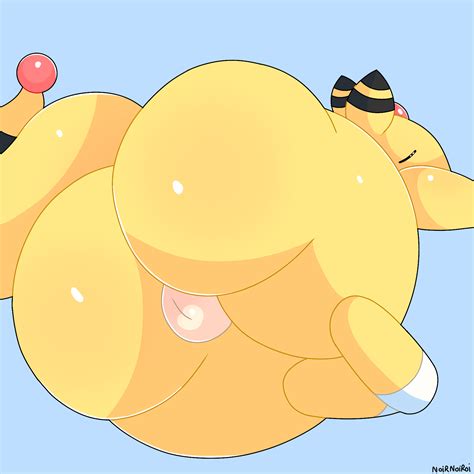 Rule 34 Ampharos Ass Backsack Balls Big Butt Closed Eyes Feral Genitals Hi Res Lying Male Male