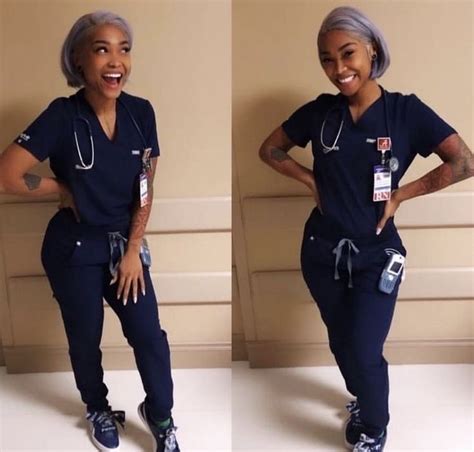 shesoboujiee 👩🏽‍⚕️💉🥼 nursing clothes nurse outfit scrubs nursing fashion