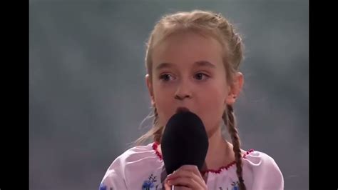 Amelia Anisovych Sang The Anthem Of Ukraine Амелия Анисович спела