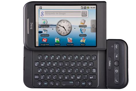 This Was The HTC Dream The First Android Phone In History And Yes It Had A QWERTY Keyboard