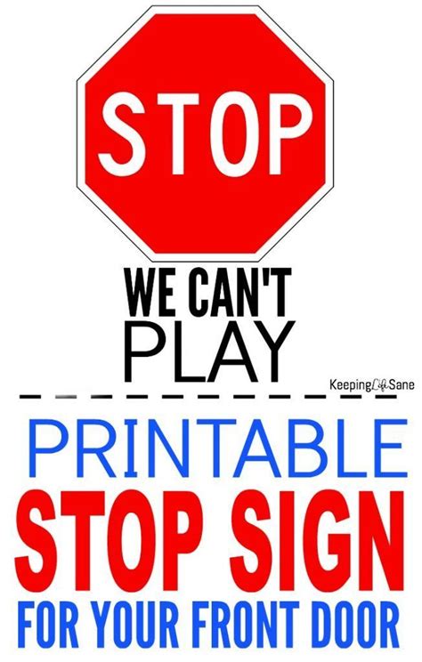 Classroom Stop Signs We Have These Stop Signs Available Printable