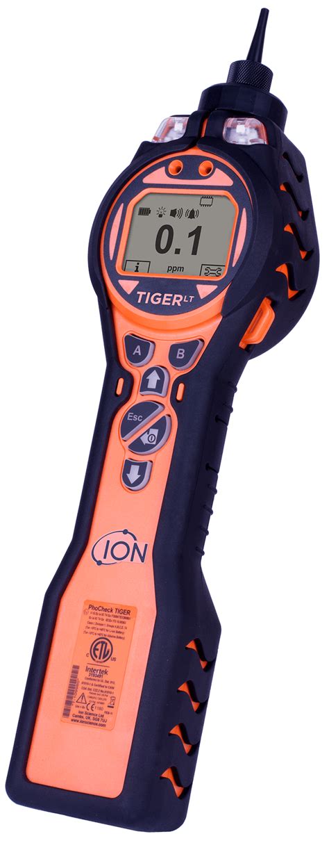 Intrinsically Safe Handheld Voc Gas Detector Ion Science Tiger Lt