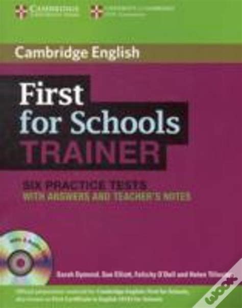 First For Schools Trainer Six Practice Tests With Answers And Audio Cds