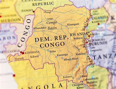 Which Countries Border The Democratic Republic Of The Congo Worldatlas