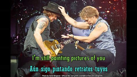 Bon Jovi Pictures Of You Lyrics Letra Subtitulado Youtube
