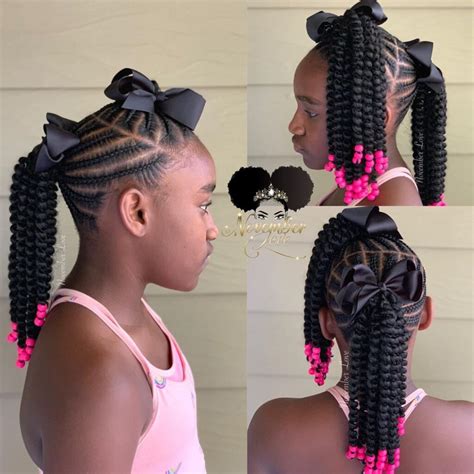 All you need to do is get the braided sections of hair in a bun and secure them on top, and you're done. BACK TO SCHOOL KIDS BRAIDED HAIRSTYLES.NEW ADORABLE AND ...