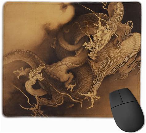Computer Gaming Mouse Pad Dragon Laptop Pad Non Slip Rubber