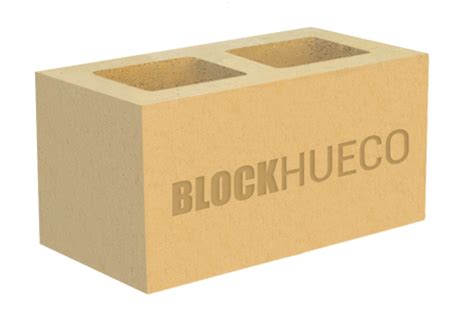 Block Hueco 20x20x40 R 70 Color Aligerado Block Hueco