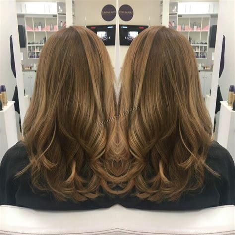 First, the hairstylist will melt your foil line and add some lowlights for dimension. Partial Balayage - Palm Beach Gardens Hair & Beauty Salon