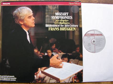 Mozart Symphonies Nos 31 And 35 Frans Bruggen Orchestra Of The 18th