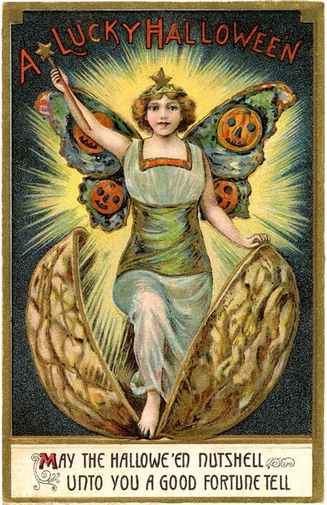 Amazing Vintage Halloween Fairy Image The Graphics Fairy
