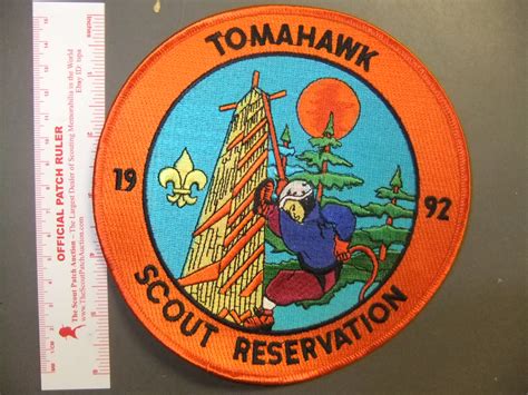 Boy Scout Tomahawk Reservation Jacket Patch Indianhead Council Cc Ebay