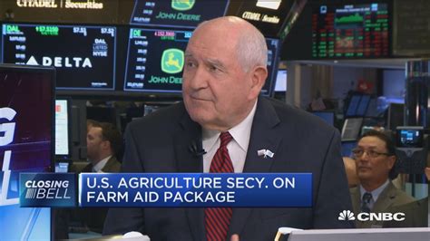 Us Agriculture Secretary On China Trade War And 12b Farmer Aid Package