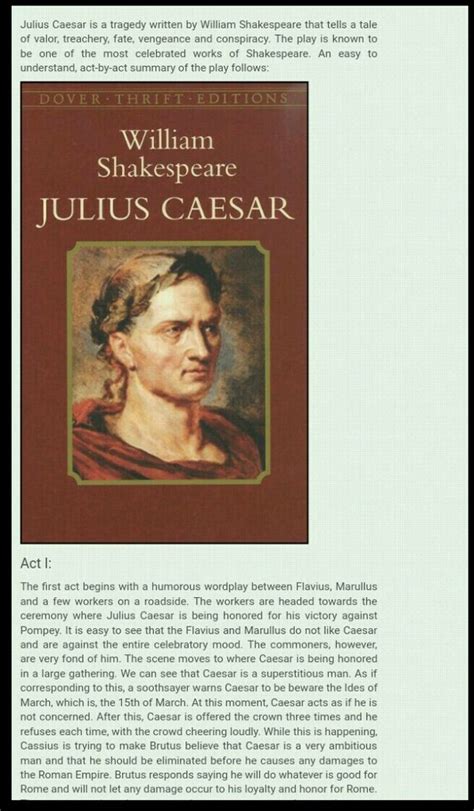 But in this production, the real tyrant is not caesar, but its director, oskar eustis. Find out the summary of a drama Julius Caesar written by ...
