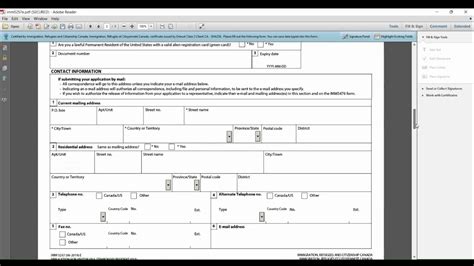 How To Fill Up Canada Tourist Visa Form Imm5257e Imm5257b 1