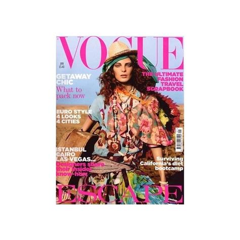 Vogue Magazine Liked On Polyvore Featuring Magazine Fashion Getaway
