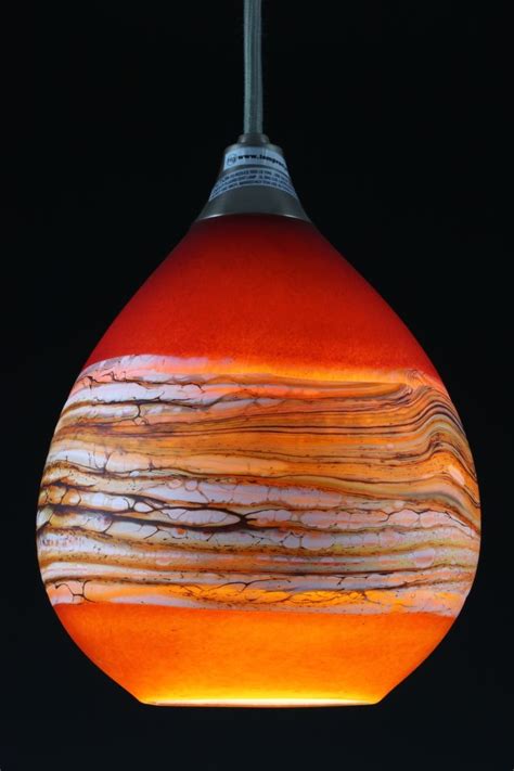 Orange Glass Lamp Foter