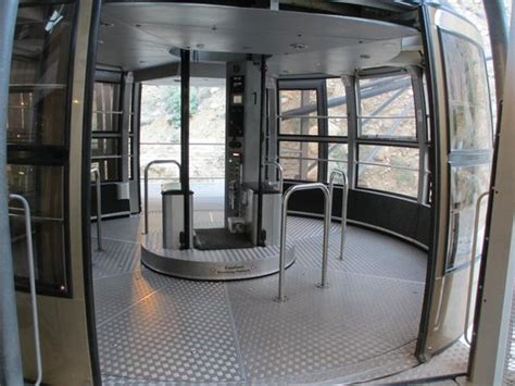 Inside Of Tram Car Which Rotates So Everyone Gets A View Picture Of
