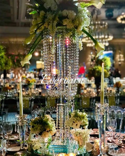Crystal Flower Stand Wedding Centerpiece Flower