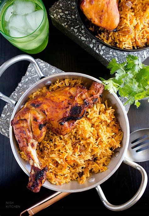 Chicken Kabsa | Arabian Chicken and Rice | Video | Nish ...