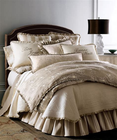 Bring a french country style straight into your home, using this fashionable bedroom set consisted of 1 bed and 1 nightstand, both bathed in a weathered finish. Earth Tone Bedding - Green, Tan & Brown Bedding Sets