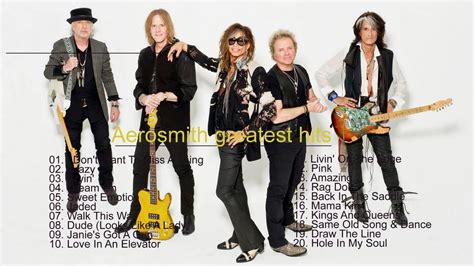 Top 20 Aerosmith Songs Collection Aerosmith Greatest Hits 2017