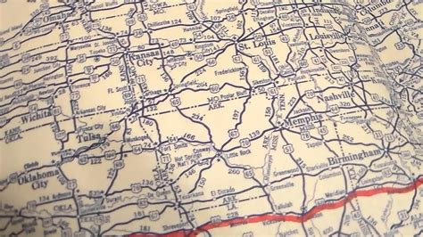 Vintage Maps For Vintage Road Trips Youtube