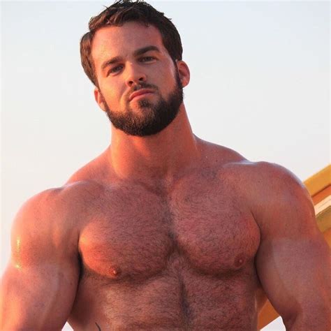 Interesting Face Muscle Bear Men S Muscle Moustaches Hairy Men