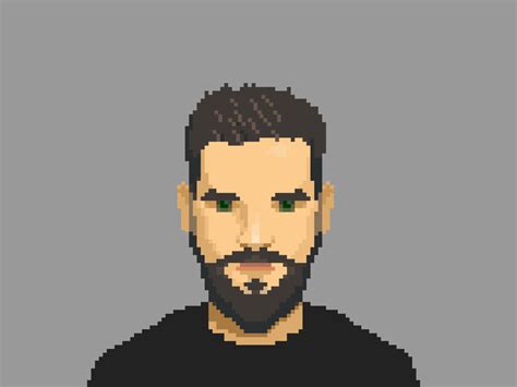 8 Bit Face By Gavin Bailey Pixel Art Characters Pixel Art Design