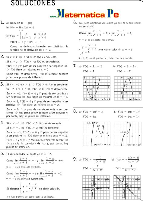 Estudio Y RepresentaciÓn De Funciones Ejercicios Resueltos Matematicas