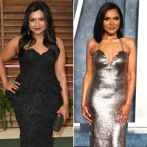 mindy kaling s body evolution diet through the years