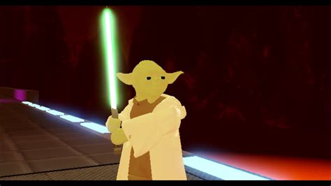 Roblox Yoda Custom Character Showcase Roblox Lightsaber Battlegrounds