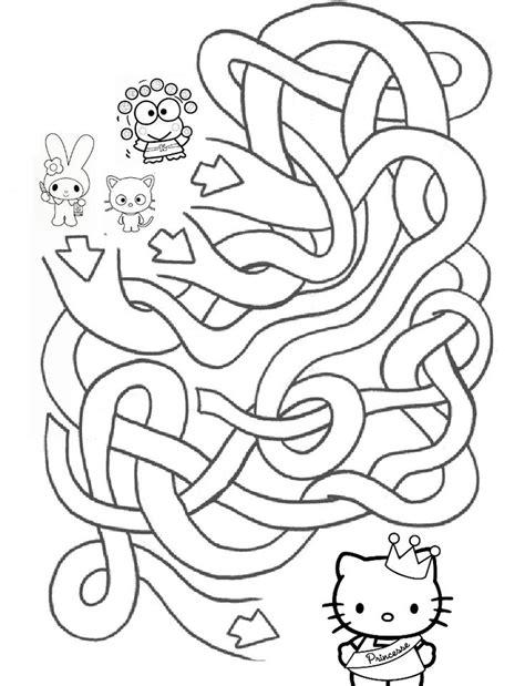 Plus, make sure you get rid of things as they come in. HELLO KITTY COLORING PAGES | Mazes for kids, Hello kitty ...