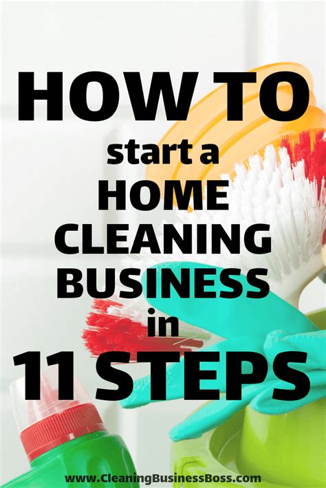 How To Start A Cleaning Business In 11 Steps Cleaning Business Boss